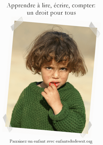Photo d'une petite fille marocaine
